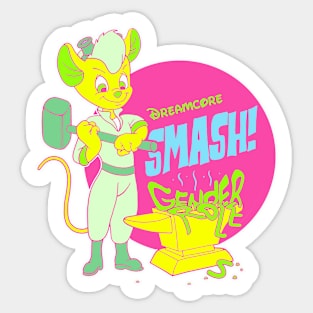 GADGET RESCUE RANGER SMASH GENDER ROLES Sticker